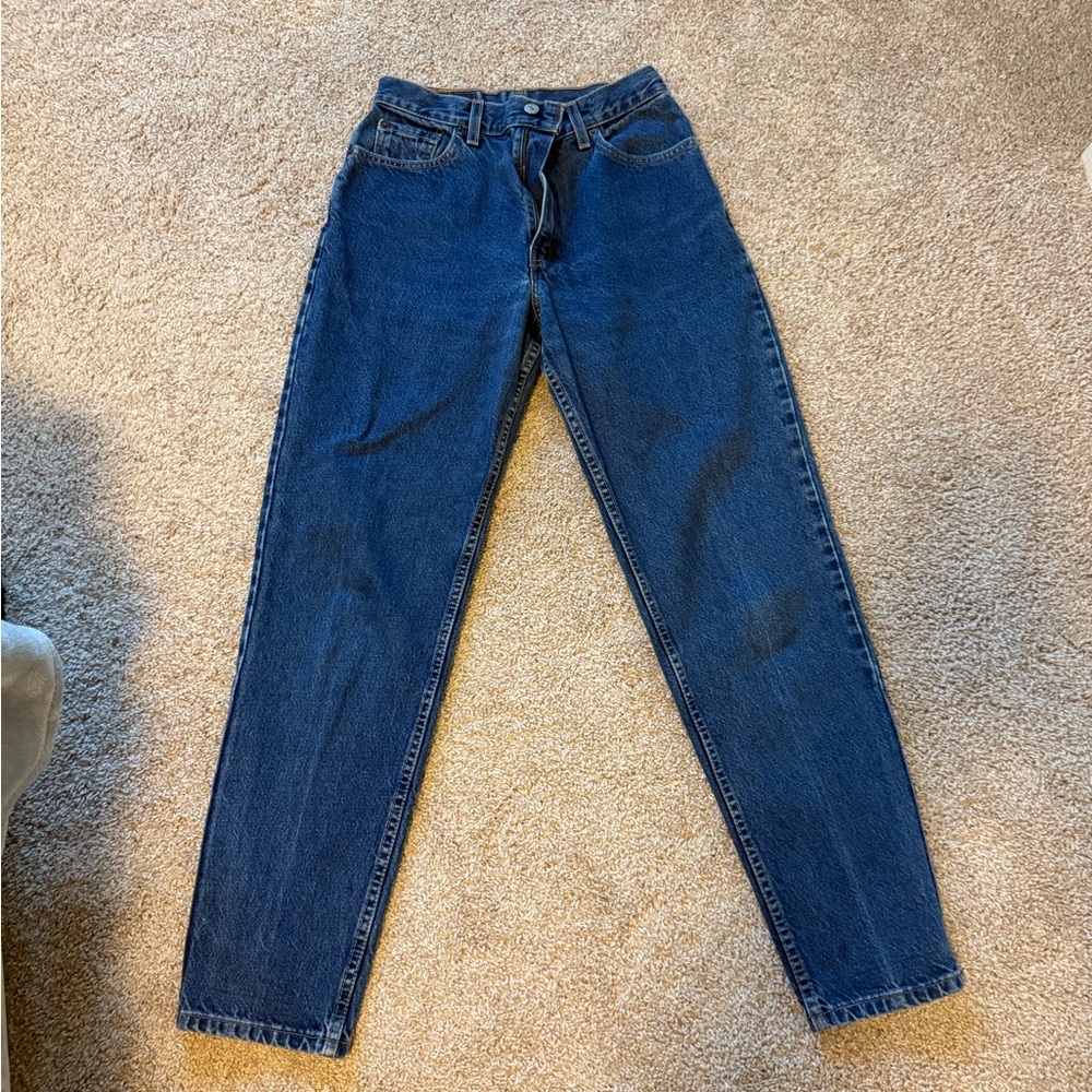 Levi's Dark Blue Straight Leg Women's Jeans